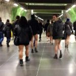 Swedes tackle snow for ‘no pants’ subway ride