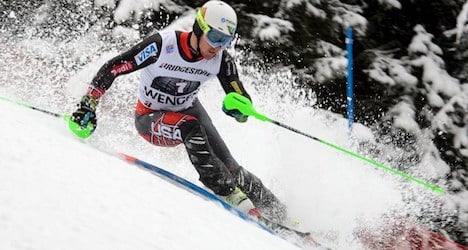 Ligety claims third World Cup win at Wengen
