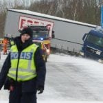 Sweden’s -40C freeze wreaks traffic havoc