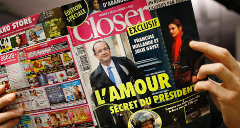 Closer to take Hollande 'affair' story off website