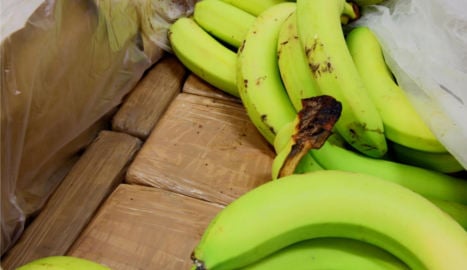 Giant cocaine haul found stashed in banana boxes