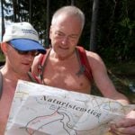 Town stumbles over naked rambling route