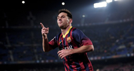 Welcome back: Messi scores twice in 4-0 win
