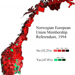 	<b>Why is Norway... not part of the EU?</b><p></p>
<p>
	Finally, why is the European nation of Norway not a member of the European Union? According to this referendum, it's because Norwegians simply don't want to be. But we suspect it has something to do with money. Or hockey.</p>