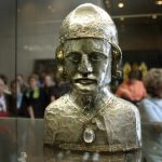 A bust of Saint Cosmas, one of the Welfenschatz treasures on display at a Berlin museum.Photo: DPA