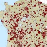 Map plots French Jewish children taken by Nazis