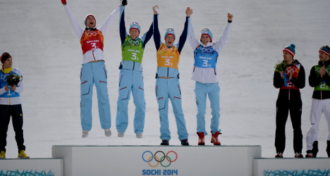 Norway take gold in nordic combined relay