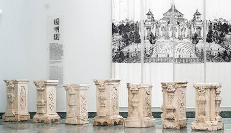 Bergen's marble columns returned to China
