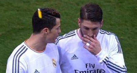 Atlético fined after fan hits Ronaldo with lighter