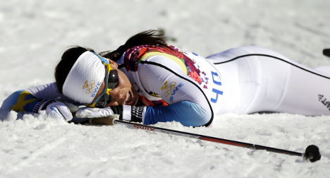 Sweden's Charlotte Kalla takes second Sochi silver