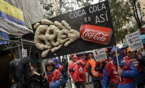 Coke staff stage protest over plant closures