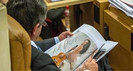 Politician caught viewing ‘nudie pics’ in parliament