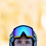 French skiers don high-tech ski goggles