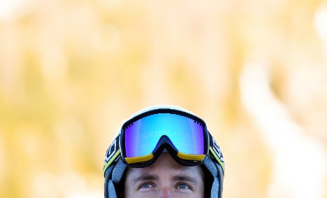 French skiers don high-tech ski goggles