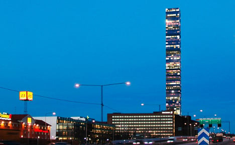 'Candy' skyscraper to light up Stockholm