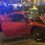Ferrari owner crashes €240k car, then flees