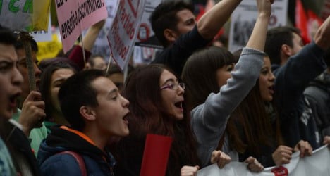 Spain’s students strike against education cuts