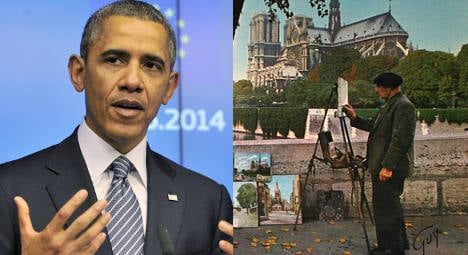 And what if Obama had become a Parisian artist?