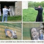 <b>5.The shooter:</b> Alexandre Capy, who heads a non-party affiliated list in the town of Ouzouer-sur-Trézée, might be one to avoid, if you're the president that is. He caused a stir earlier this year when photos emerged of him shooting real guns at photos of François Hollande and former Socialist party leader Martine Aubry. Reports in French media said Capy had links with ultra right-wing group Le Renouveau Français (French renewal).Photo: Screengrab Facebook