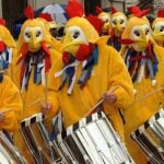 "Chickens" drumming at the FasnachtPhoto: Basel Tourism