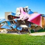 HOTEL MARQUES DE RISCAL, Elciego, Basque Country (€€€): This luxury hotel is a futuristic wine chateau designed by Frank O Gehry whose trademark style can be seen here and at his other projects like the Guggenheim Bilbao.Photo: www.hotel-marquesderiscal.com