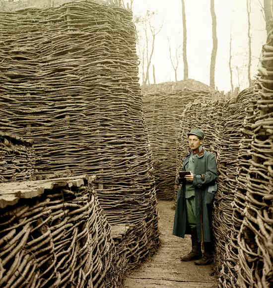 World War I in colour photos
