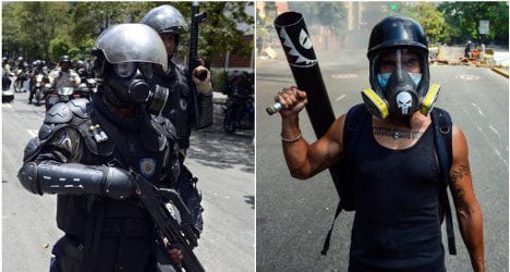 Venezuela slams Spain over police gear ban
