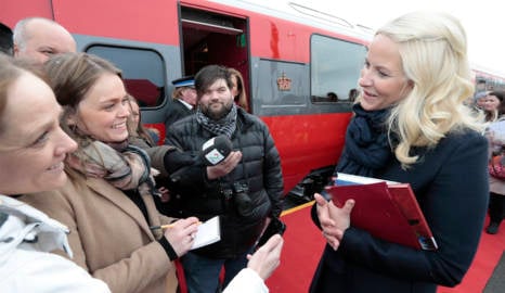 Princess takes ‘book train’ down Norway coast