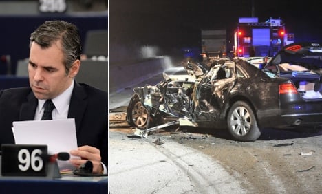 VP of EU parliament charged over crash death