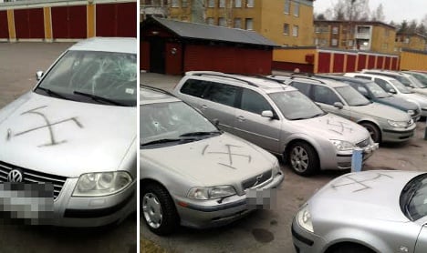 Swastika vandals target foreign-born car owners
