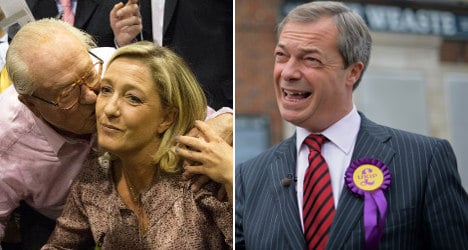Le Pen and UKIP in spat over Euro elections snub