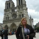 "I think that Parisians are nice to tourists. I recently had some problems with my Metro ticket, but there was a woman helping me out, so I do not think that they are rude here, but overall helpful," says Carola Manzey from Munich, Germany, who was visitng Notre Dame. Photo: Anna-Sarah Eriksson