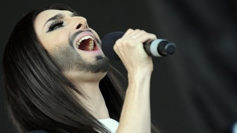 Conchita delights fans with free concert