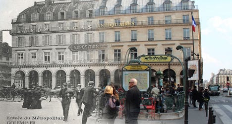Paris photomontages blend old in with new