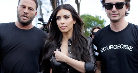 Kardashians keep a high profile around Paris