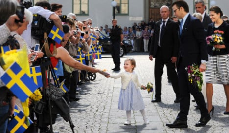 Sweden’s Estelle takes official royal bow