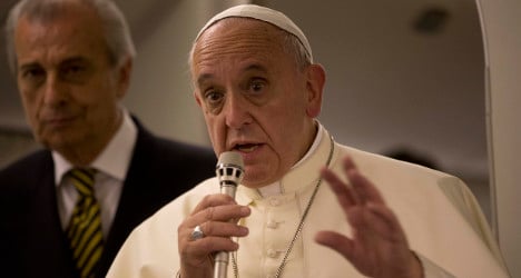Pope slams 'inhumane' jobless rate in Spain