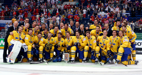 Swedes take bronze in ice hockey world champs