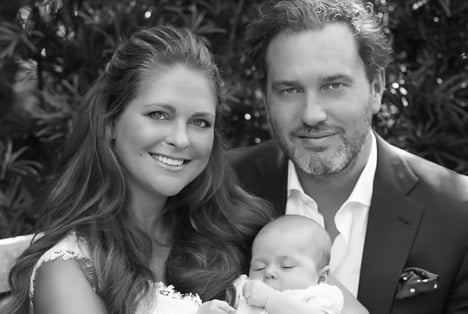Princess Leonore in first family photo