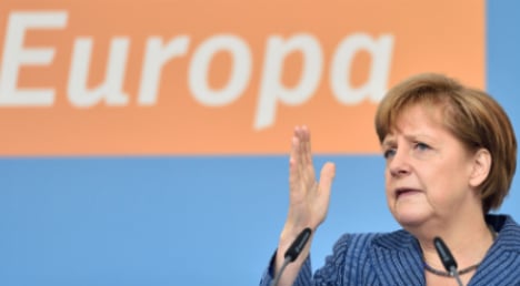 Merkel evokes EU 'peace project' over Ukraine
