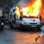Protesters clash with police over squat eviction