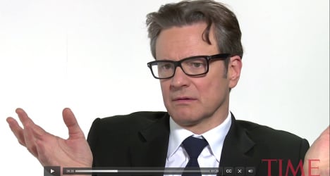 Colin Firth swearing in Italian goes viral