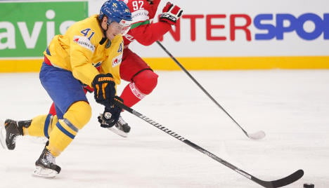 Swedish ice hockey team faces strong Russia