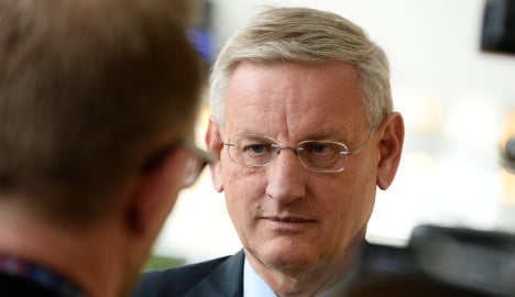 Bildt heads to Ukraine as elections loom
