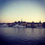 Stockholm's Gamla Stan, as seen from the bridge to Skeppsholmen. The sunset really lends itself to Stockholm, no?
