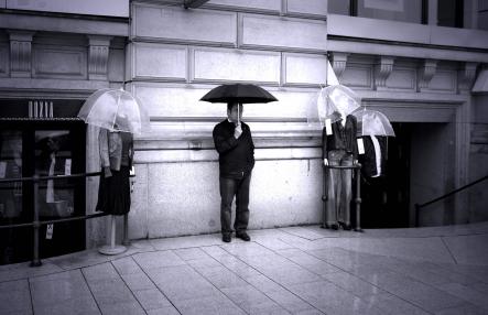 Opening an umbrella indoors
According to the photographer, this man was not terribly keen to participate in the photo above. In Sweden, an open umbrella indoors spells serious bad luck!Photo: Fluffisch/Flickr (file)