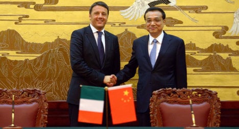 'We need more Chinese investment in Italy': Renzi