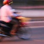 Three moped riders run over policeman