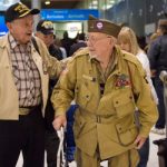 Veterans arrive in France for D-Day anniversary