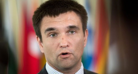 Ukrainian FM speaks out against gas pipeline